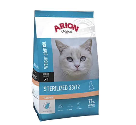 Arion Original Sterilized 33/12 Salmón 2 Kg